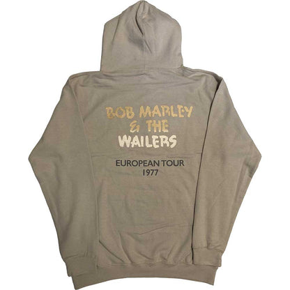 Bob Marley Hoodie - Exodus Mic Photo Wailers Tour 77