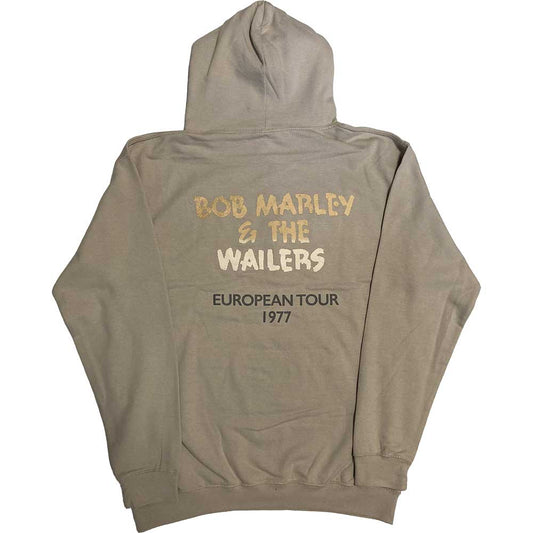 Bob Marley Hoodie - Exodus Mic Photo Wailers Tour 77