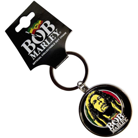 Bob Marley Standard Keychains - Logo Face