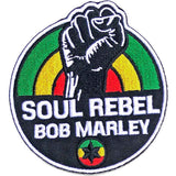Bob Marley Patches - Iron On - Soul Rebel