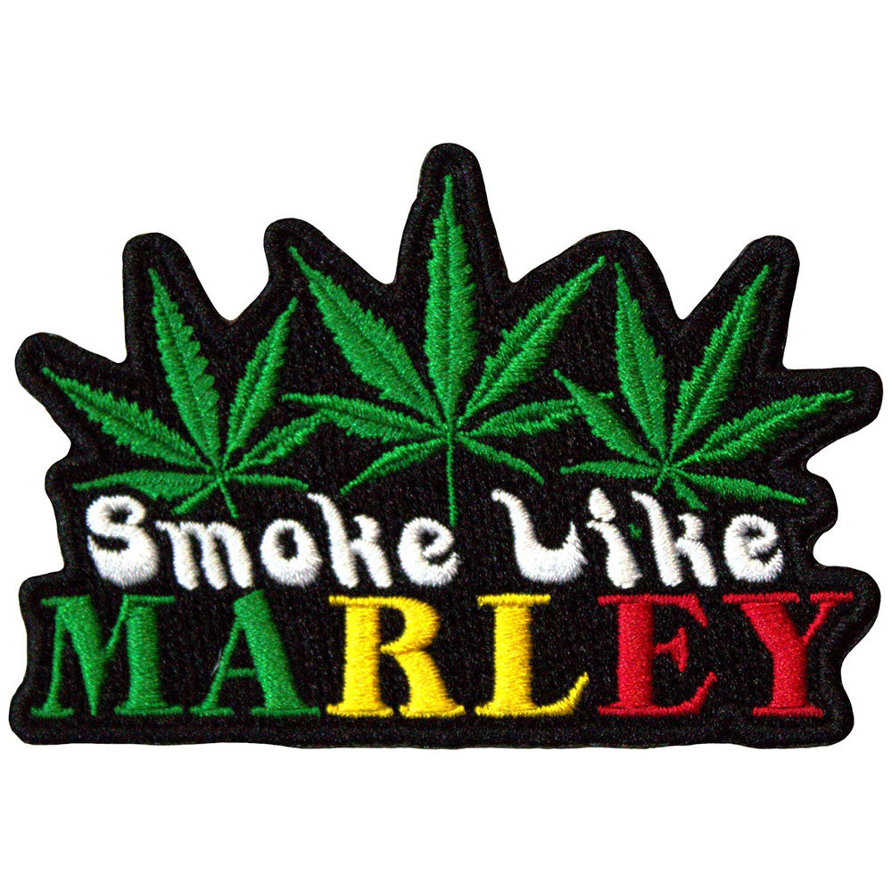 Bob Marley Patches - Iron On - Smoke Like