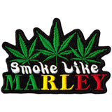 Bob Marley Patches - Iron On - Smoke Like