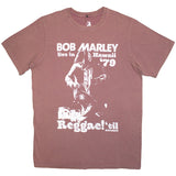 Bob Marley T Shirt - Hawaii Stone Wash