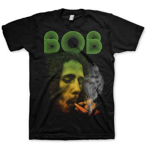 Bob Marley T Shirt - Smoking Da Erb