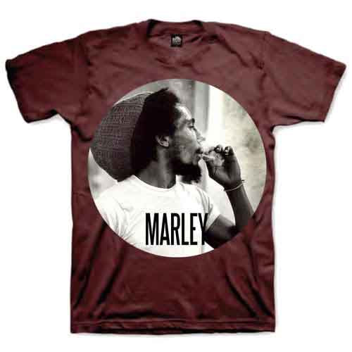 Bob Marley T Shirt - Smokin Circle