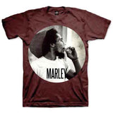 Bob Marley T Shirt - Smokin Circle