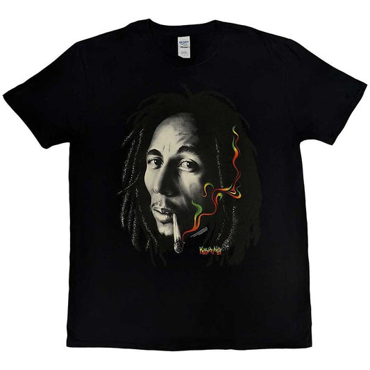 Bob Marley T Shirt - Rasta Smoke