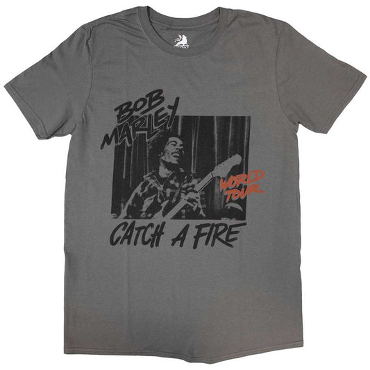 Bob Marley T Shirt - Catch A Fire World Tour