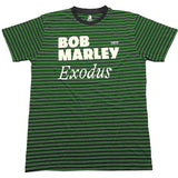 Bob Marley T Shirt - Exodus Striped