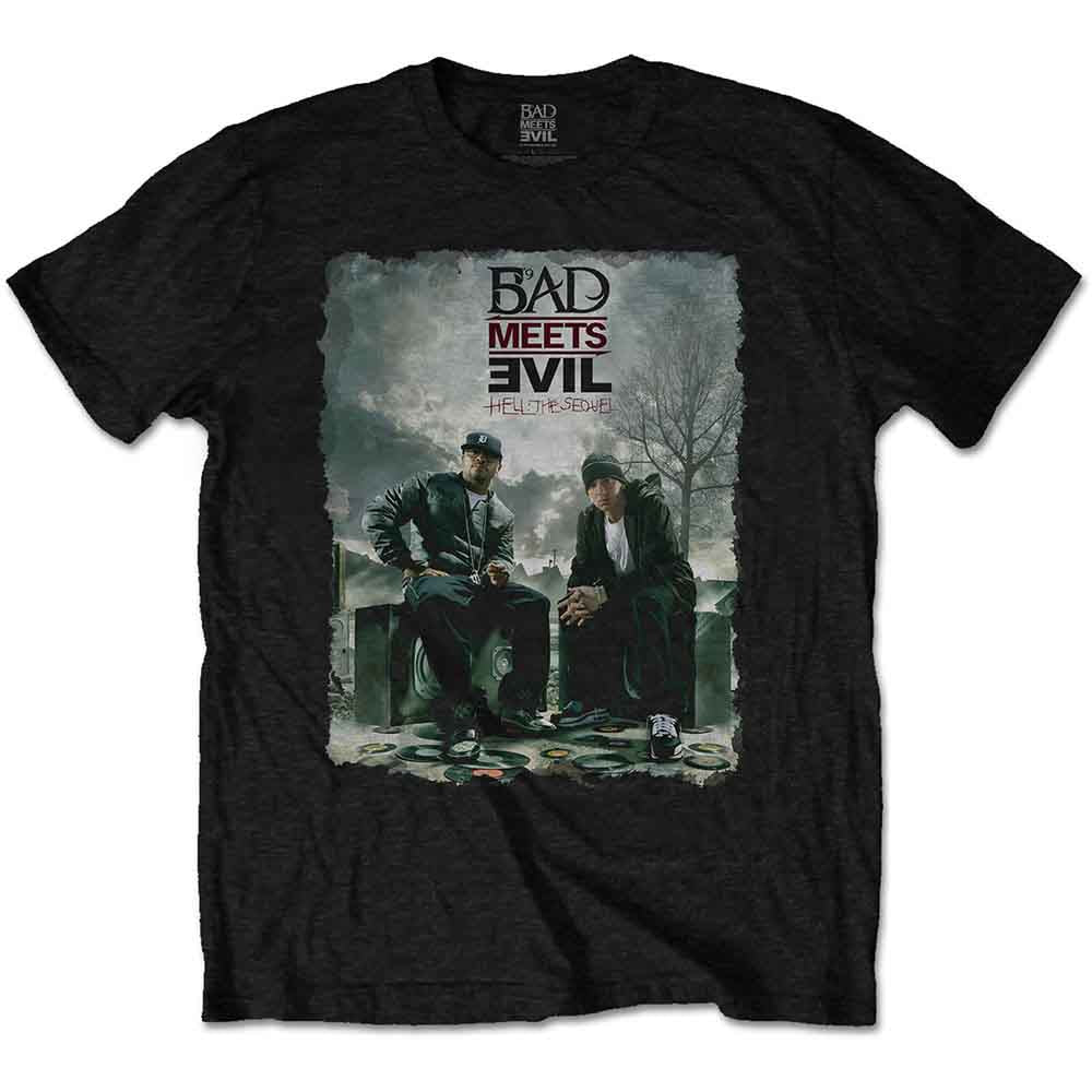 Bad Meets Evil T Shirt - Burnt