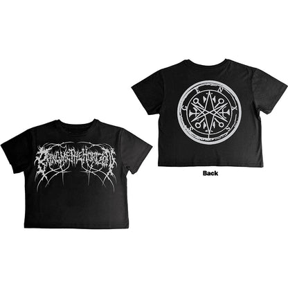 Bring Me The Horizon Women's Crop Top - Metal Logo Genxsis | Buy Now For 24.99