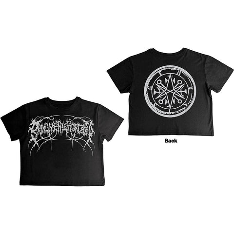 Bring Me The Horizon Women's Crop Top - Metal Logo Genxsis | Buy Now For 24.99
