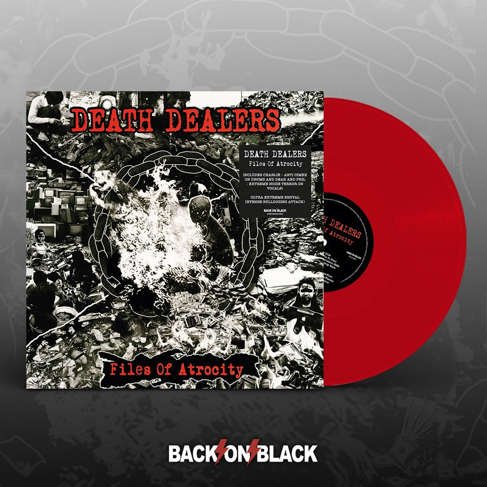 Death Dealers LP - Files Of Atrocity (Red Vinyl) | Buy Now For 29.99