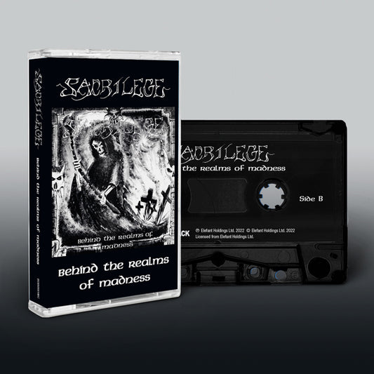 Sacrilege Music Cassette - Behind The Realms Of Madness | Buy Now For 19.99