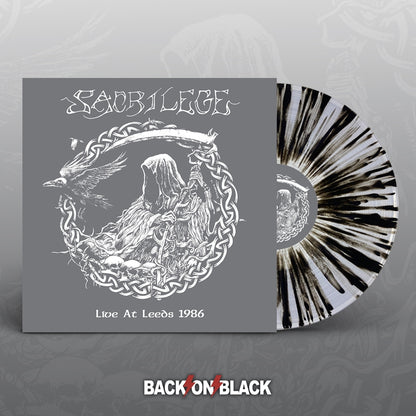 Sacrilege LP - Live Leeds 1986 (Clear/Black Splatter Vinyl) | Buy Now For 29.99