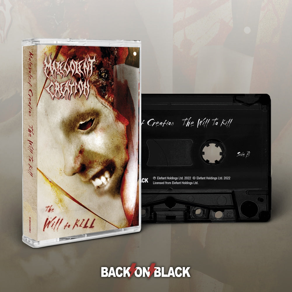 Malevolent Creation Music Cassette - The Will To Kill | Buy Now For 19.99