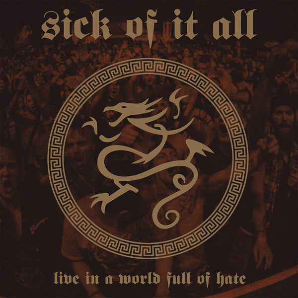 Sick Of It All LP - Live In A  World Full Of Hate (Clear Vinyl) | Buy Now For 37.99