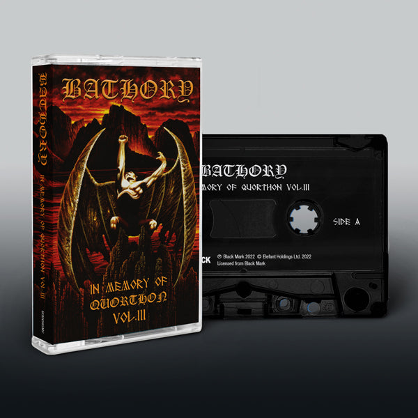 Bathory Music Cassette - In Memory Of Quorthon Vol 3 | Buy Now For 19.99