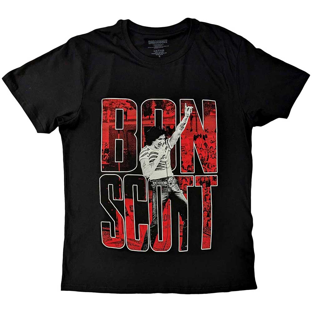 Bon Scott T Shirt - Big Type