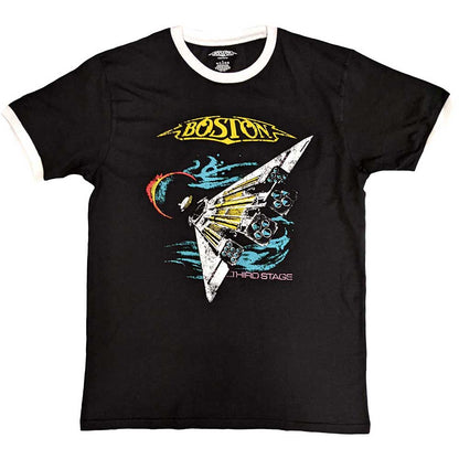 Boston T Shirt - US Tour '87 Ringer