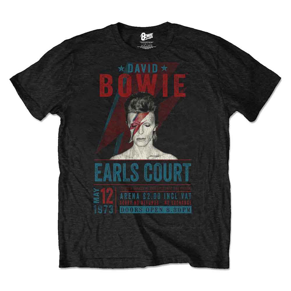 David Bowie T Shirt - Earls Court '73