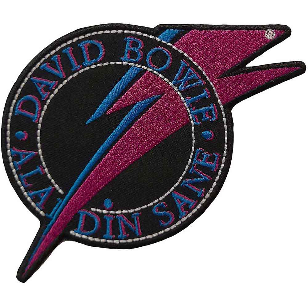 David Bowie Patches - Iron On - Aladdin Sane