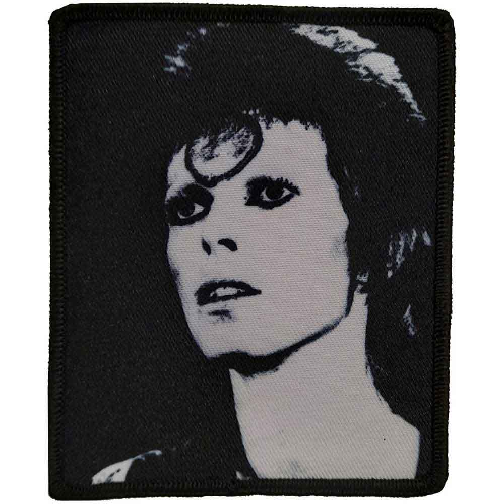 David Bowie Patches - Iron On - Black & White