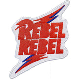 David Bowie Patches - Iron On - Rebel Rebel