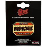 David Bowie Pin Badge - Logo