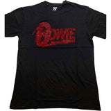 David Bowie T Shirt - Logo Diamante