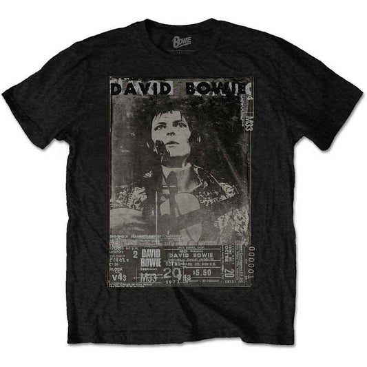 David Bowie T Shirt - Ziggy Live