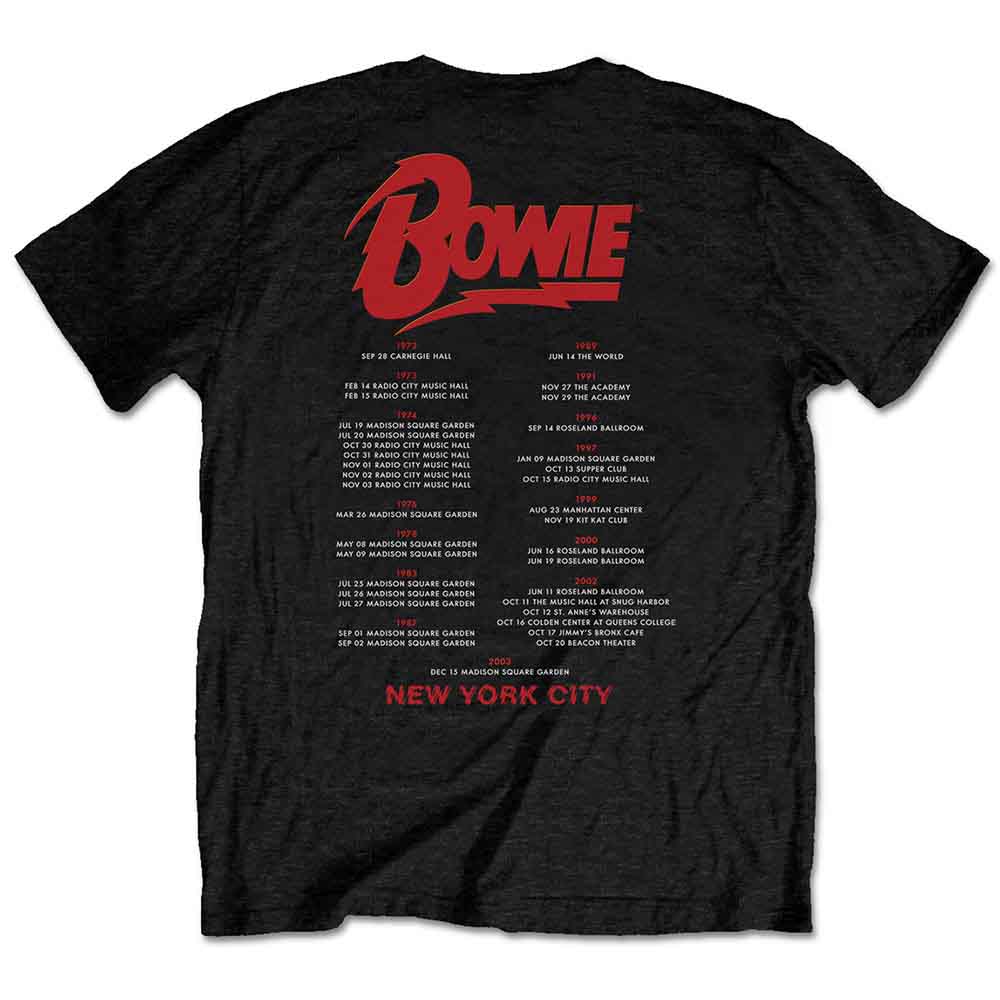 David Bowie T Shirt - NYC