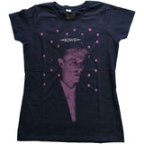 David Bowie Woman's T Shirt - Dots