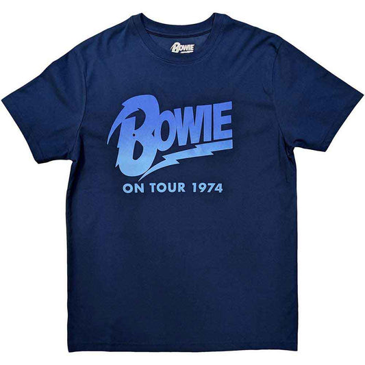 David Bowie T Shirt - On Tour 1974