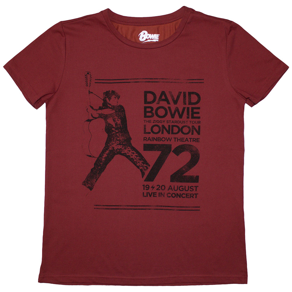 David Bowie Woman's T Shirt - Rainbow Theatre