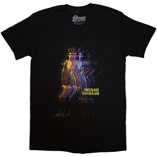 David Bowie T Shirt - Moonage Multi Davids