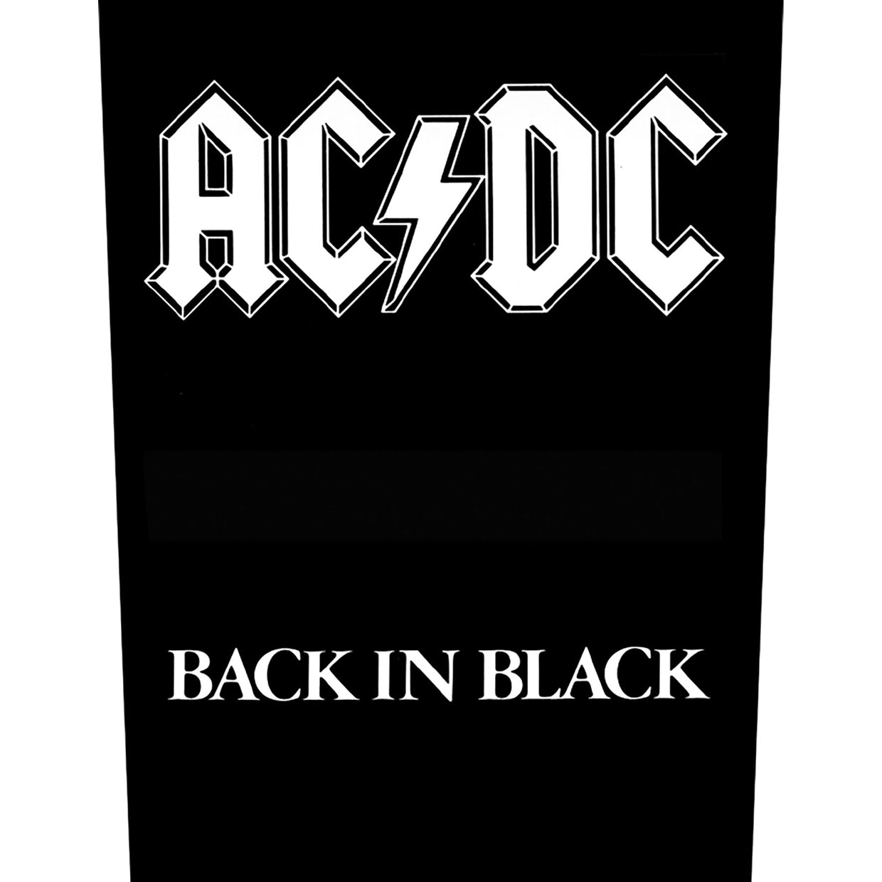 AC/DC Back Patch - Back In Black (Backpatch) | Buy Now For 8.99