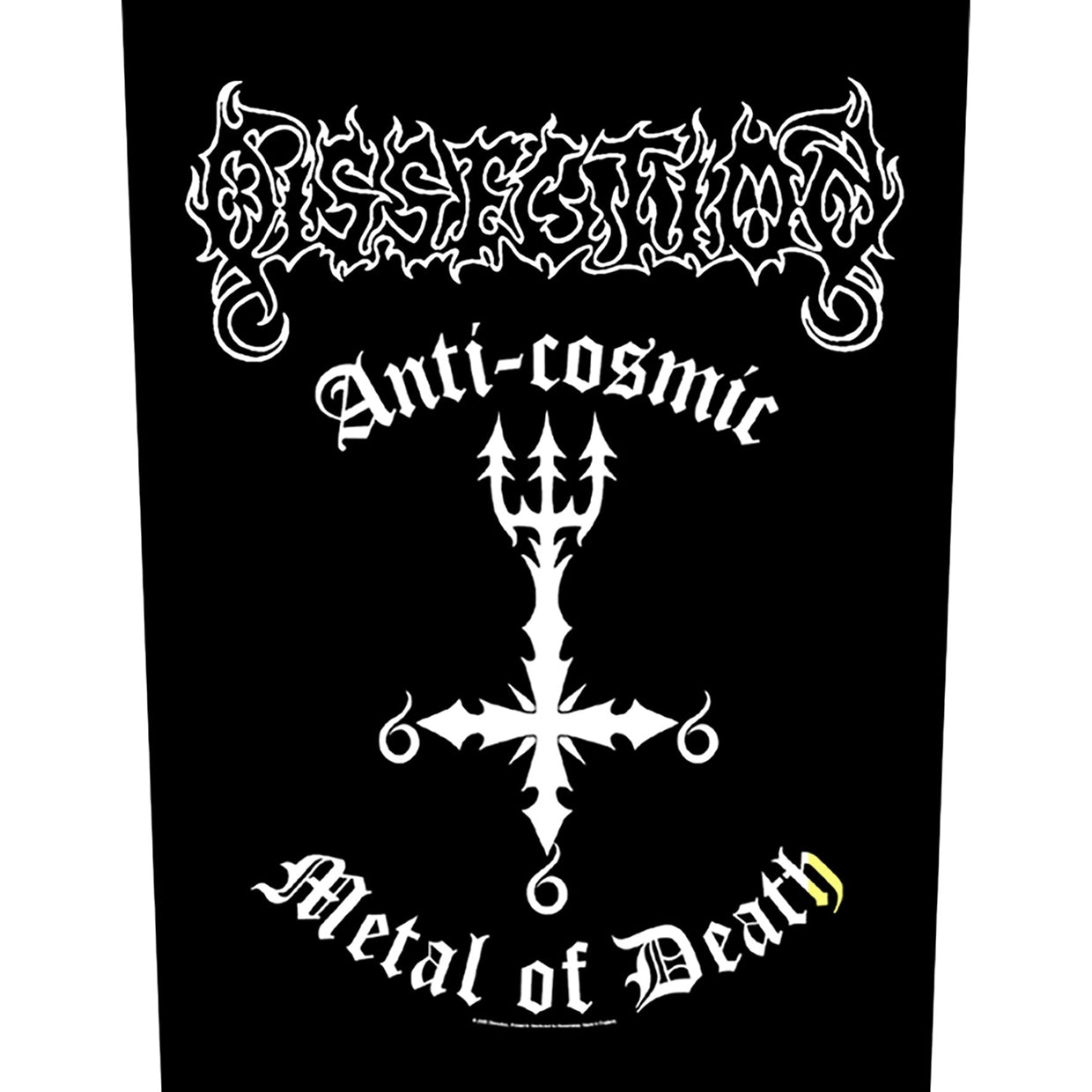 Dissection Back Patch - Anti-Cosmic Metal Of Death (Backpatch) | Buy Now For 8.99