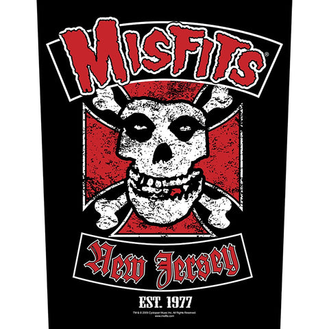 Misfits Back Patch - Biker (Backpatch) | Buy Now For 8.99