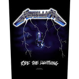 Metallica Back Patch - Ride The Lightning (Backpatch) | Buy Now For 8.99