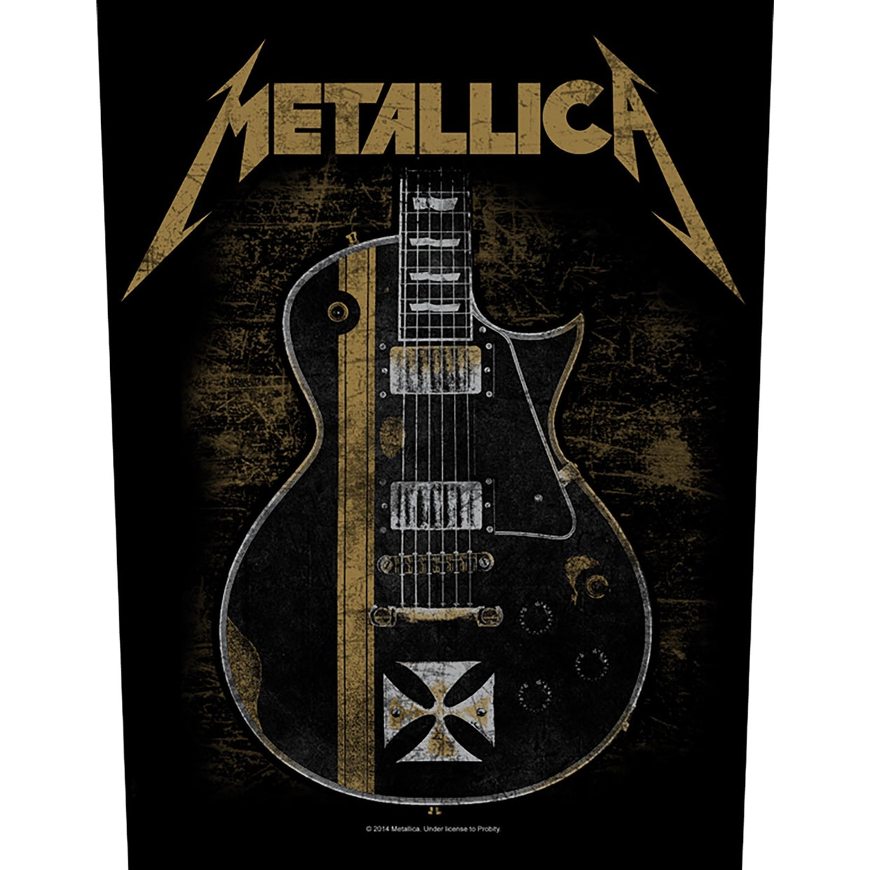 Metallica Back Patch - Hetfield Guitar (Backpatch) | Buy Now For 8.99