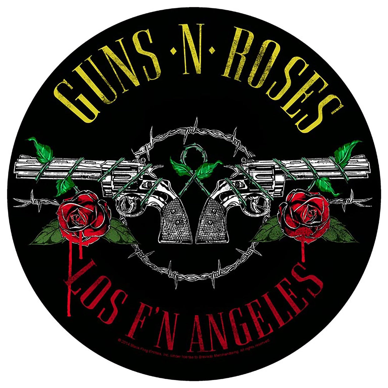 Guns N' Roses Back Patch - Los F'N Angeles (Backpatch) | Buy Now For 8.99
