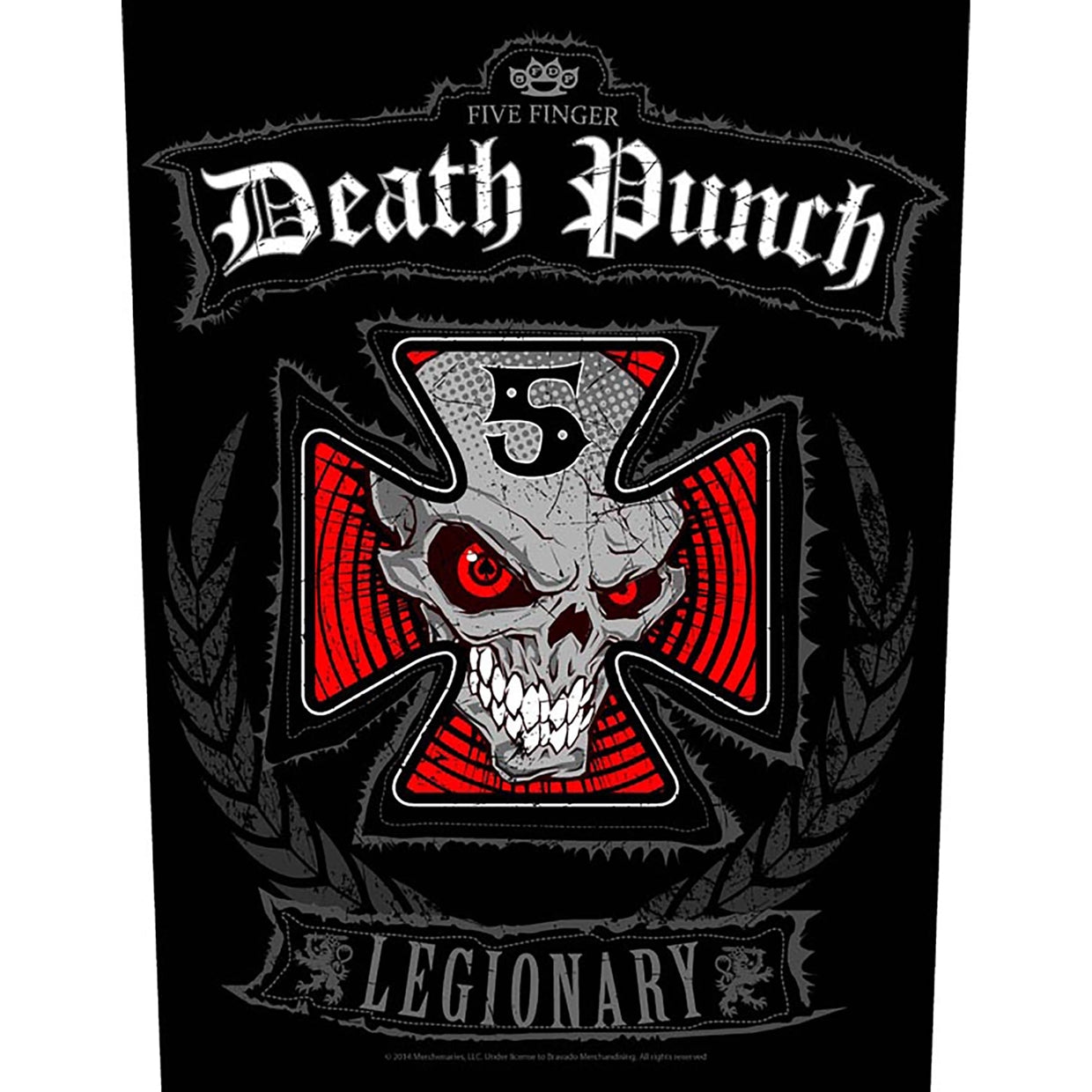 Five Finger Death Punch Back Patch - Legionary (Backpatch) | Buy Now For 8.99