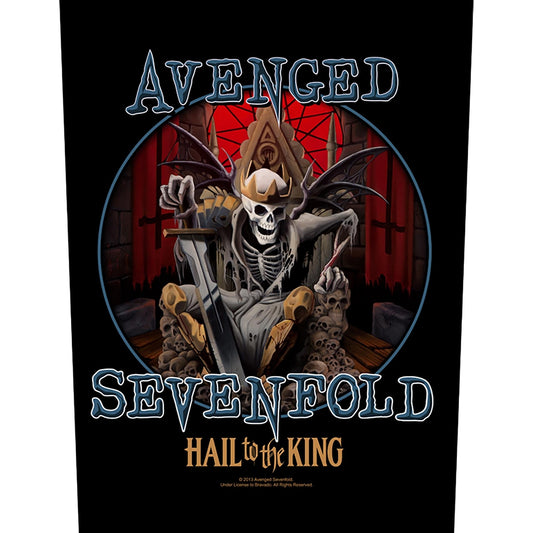 Avenged Sevenfold Back Patch - Hail To The King (Backpatch) | Buy Now For 8.99