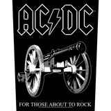 AC/DC Back Patch - For Those About To Rock (Backpatch) | Buy Now For 8.99