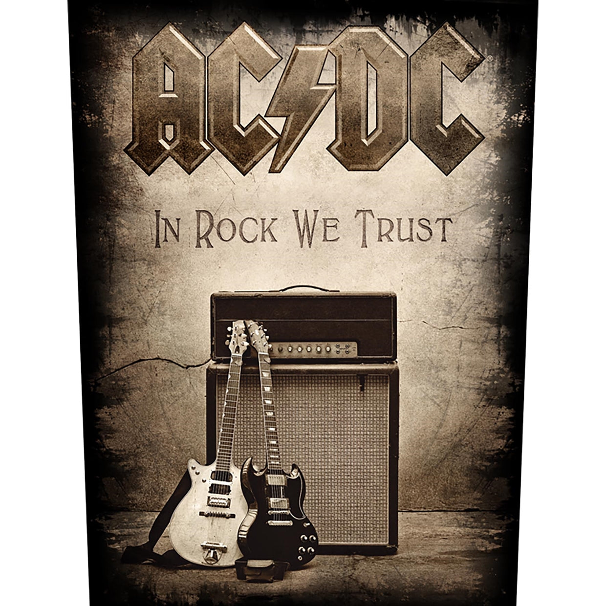 AC/DC Back Patch - In Rock We Trust (Backpatch) | Buy Now For 8.99