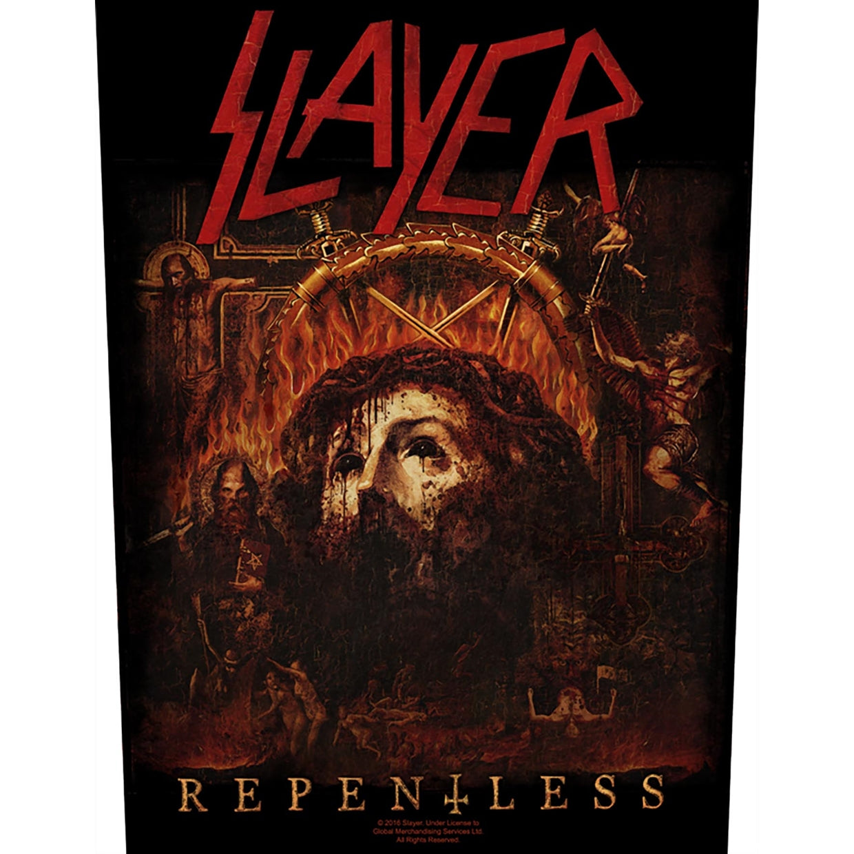Slayer Back Patch - Repentless (Backpatch) | Buy Now For 8.99