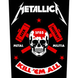 Metallica Back Patch - Metal Militia (Backpatch) | Buy Now For 8.99