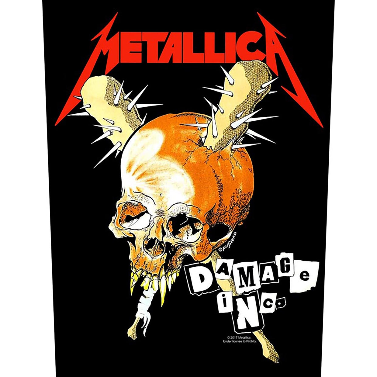 Metallica Back Patch - Damage Inc. (Backpatch) | Buy Now For 8.99