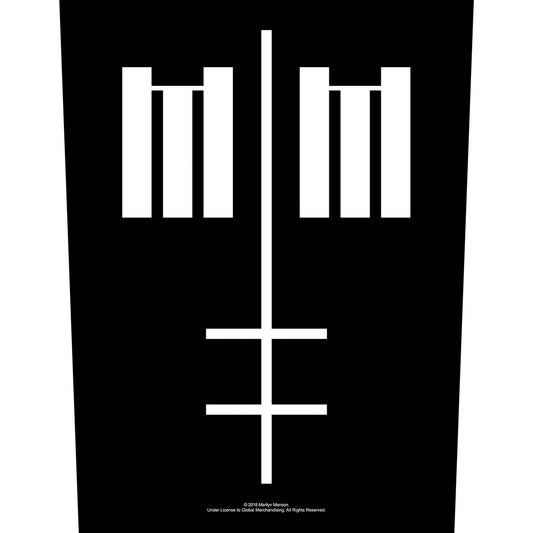 Marilyn Manson Back Patch - Cross Logo (Backpatch) | Buy Now For 8.99